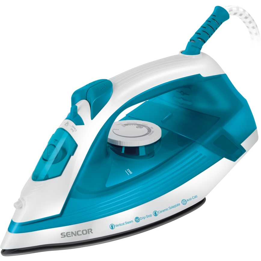 Sencor - Parni likalnik 2000W/230V modra/bela