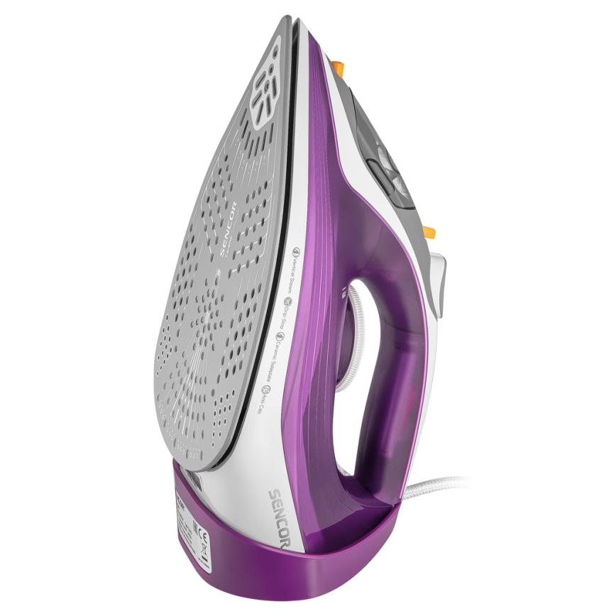 Sencor - Parni likalnik 2400W/230V vijolično/bel