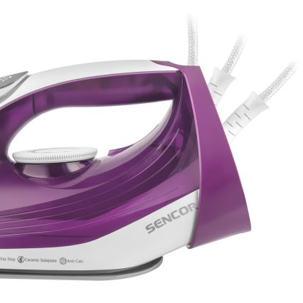 Sencor - Parni likalnik 2400W/230V vijolično/bel