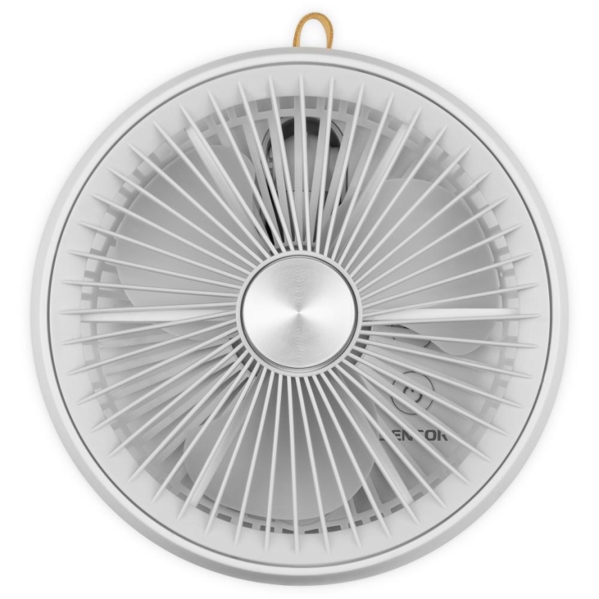 Sencor - Polnilni namizni ventilator 5W/5V 4000 mAh bel
