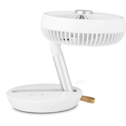Sencor - Polnilni namizni ventilator 5W/5V 4000 mAh bel