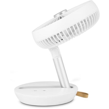 Sencor - Polnilni namizni ventilator 5W/5V 4000 mAh bel