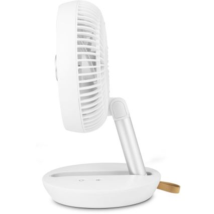Sencor - Polnilni namizni ventilator 5W/5V 4000 mAh bel