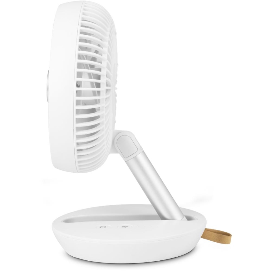 Sencor - Polnilni namizni ventilator 5W/5V 4000 mAh bel