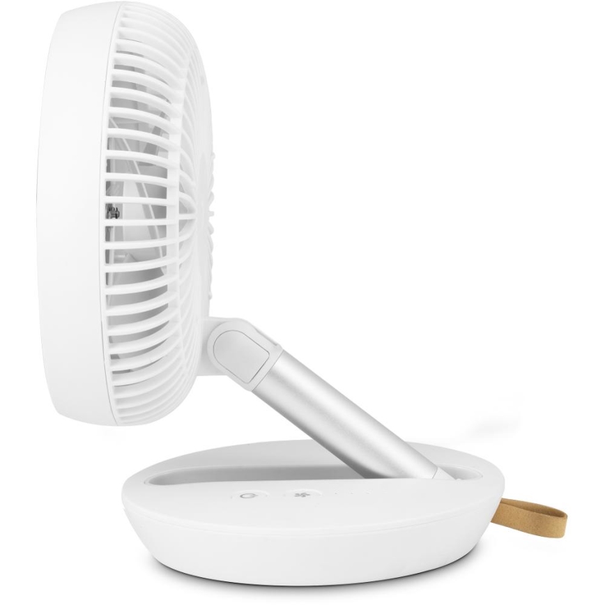 Sencor - Polnilni namizni ventilator 5W/5V 4000 mAh bel