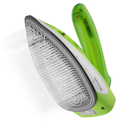 Sencor - Potovalni parni likalnik 1100W/115V/230V zelen