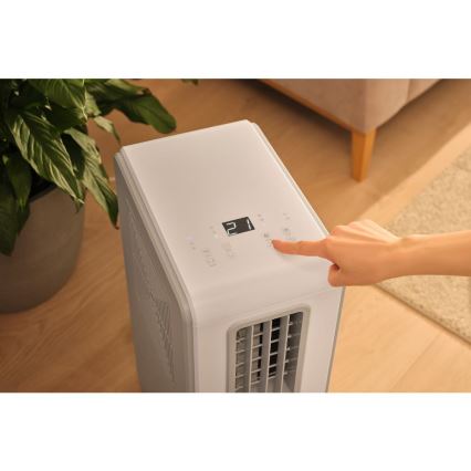 Sencor - Prenosna klimatska naprava 4 v 1 200W/230V 1800 BTU bela + daljinski upravljalnik