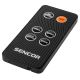 Sencor - Prenosni osvežilec zraka 3v1 110W/230V srebrn/črn + Daljinski upravljalnik