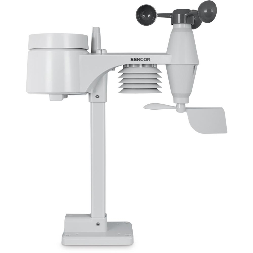 Sencor - profesionalna vremenska postaja z barvnim LCD zaslonom 1xCR2032