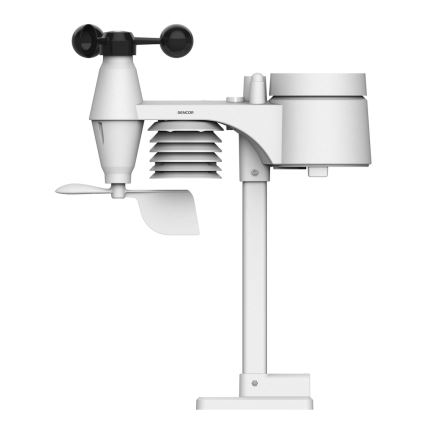 Sencor - Profesionalna vremenska postaja z barvnim LCD zaslonom 5V/1xCR2032 + 3xAA Wi-Fi