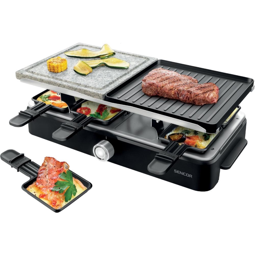 Sencor - Raclette žar z dodatki 1400W/230V