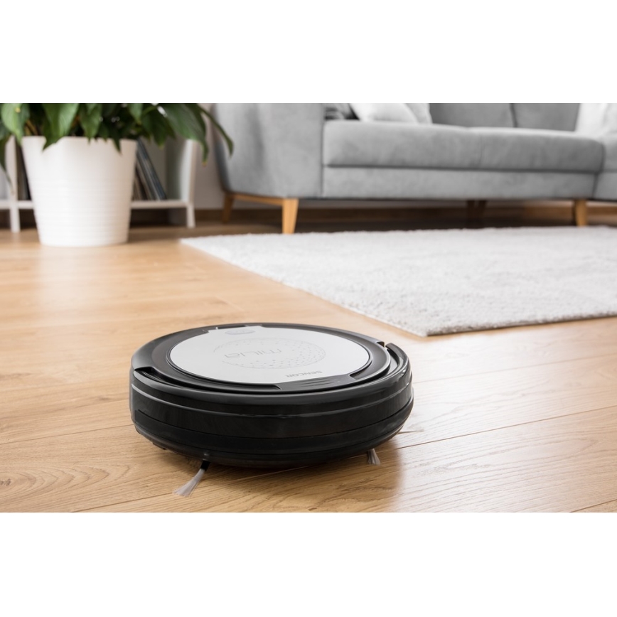 Sencor - Robotski sesalnik s krpo 2v1 15W/14,4V 1500 mAh črn