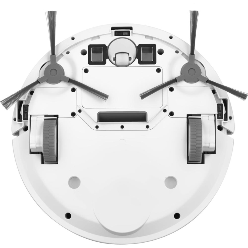 Sencor - Robotski sesalnik z mopom 2v1 18W/1500 mAh bela + Daljinski upravljalnik