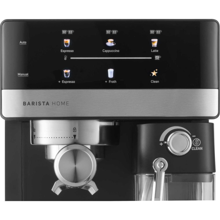 Sencor - Ročni espresso aparat 1350W/230V črna/mat krom