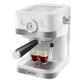 Sencor - Ročni kavni aparat espresso 1050W/230V bela/mat krom