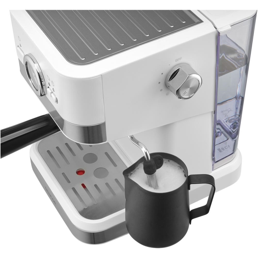 Sencor - Ročni kavni aparat za espresso 1050W/230V bela/mat krom