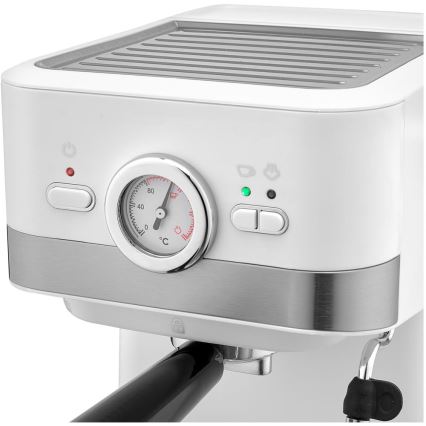 Sencor - Ročni kavni aparat za espresso 1050W/230V bela/mat krom