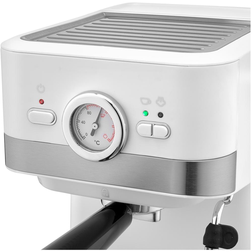 Sencor - Ročni kavni aparat za espresso 1050W/230V bela/mat krom