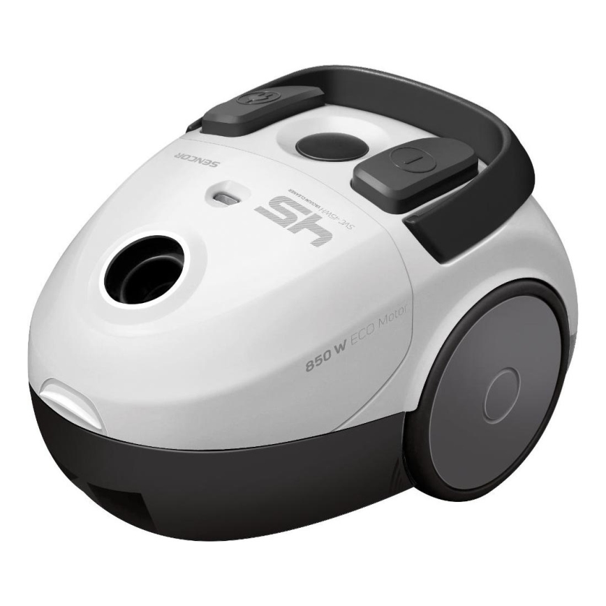 Sencor - Sesalnik z vrečko 1,5 l 850W/230V bela