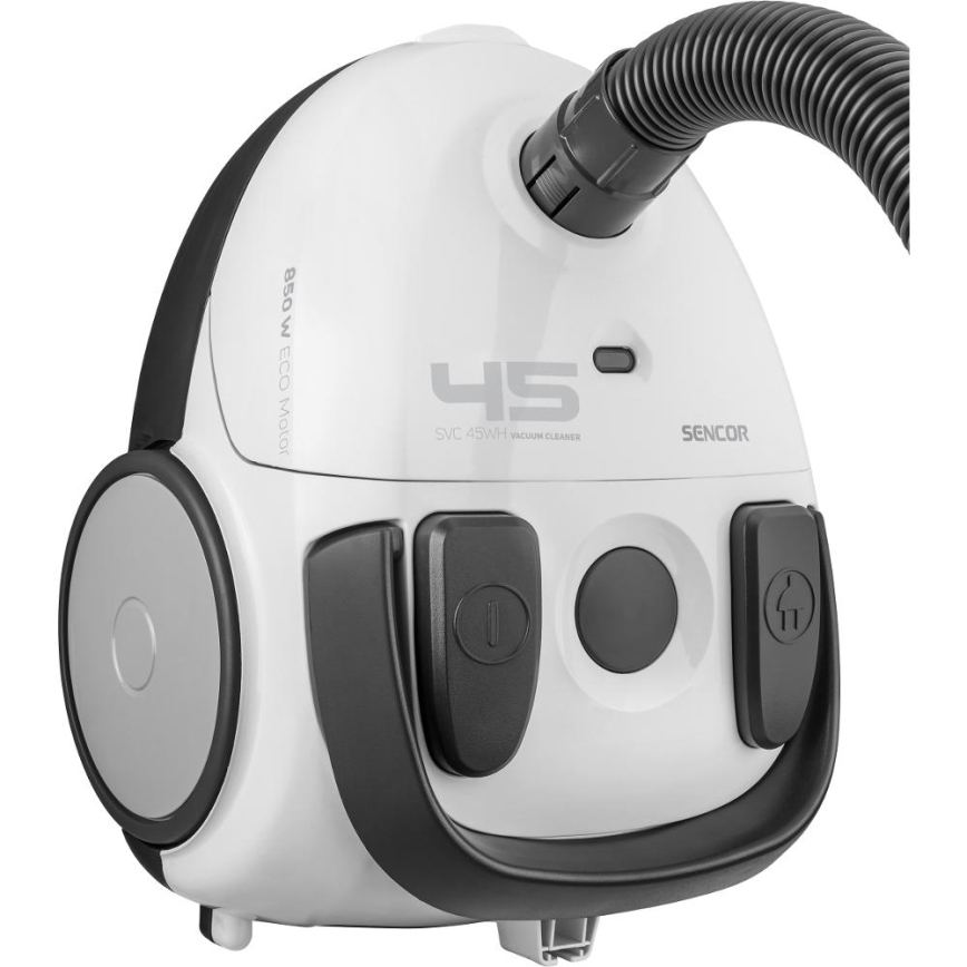 Sencor - Sesalnik z vrečko 1,5 l 850W/230V bela