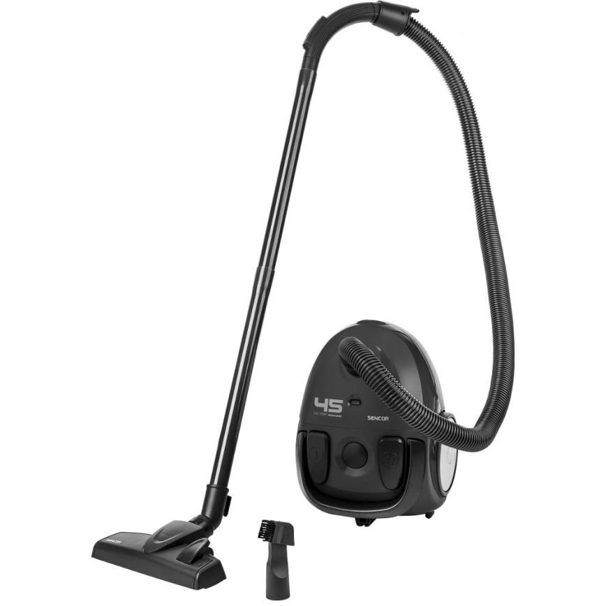 Sencor - Sesalnik z vrečko 1,5 l 850W/230V črna