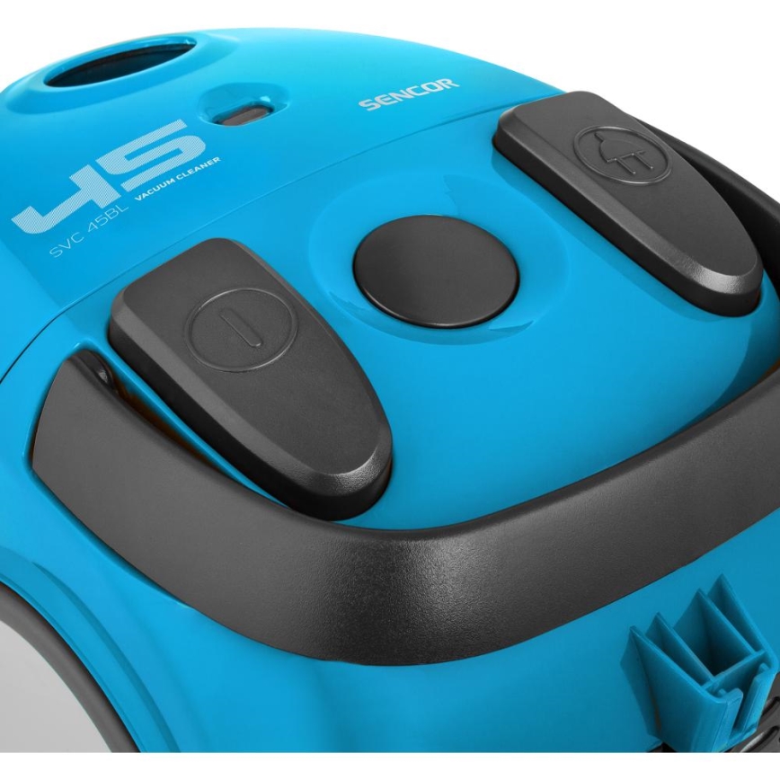 Sencor - Sesalnik z vrečko 1,5 l 850W/230V modra/črna