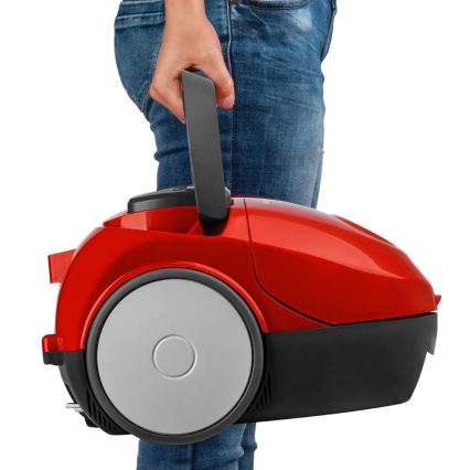 Sencor - Sesalnik z vrečko 1,5 l 850W/230V rdeča/črna