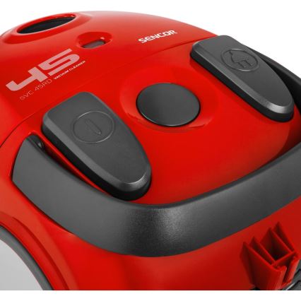 Sencor - Sesalnik z vrečko 1,5 l 850W/230V rdeča/črna