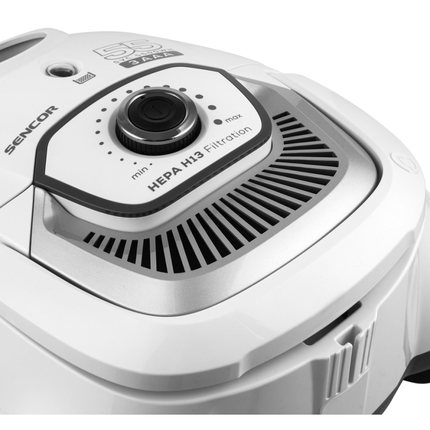 Sencor - Sesalnik z vrečko 2 l 700W/230V bel