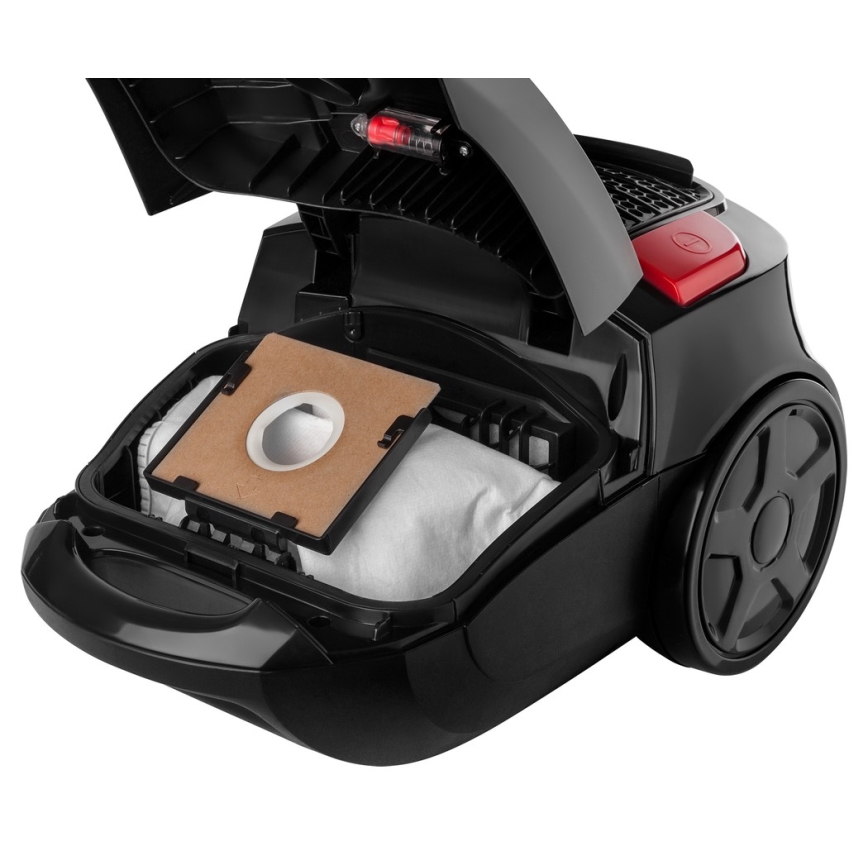 Sencor - Sesalnik z vrečko 3 l 700W/230V črno/rdeč