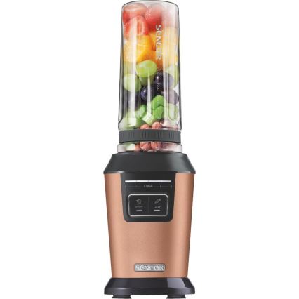 Sencor - Smoothie mešalnik s dodatki, 800 W/230 V, bakrene barve