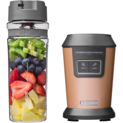 Sencor - Smoothie mešalnik s dodatki, 800 W/230 V, bakrene barve