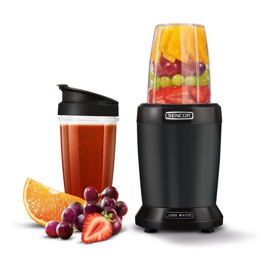 Sencor - Smoothie nutri mešalnik 1000W/230V črna