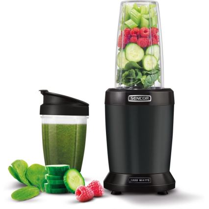 Sencor - Smoothie nutri mešalnik 1000W/230V črna