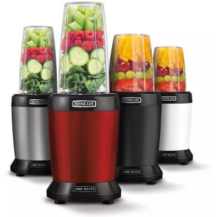 Sencor - Smoothie nutri mešalnik 1000W/230V črna