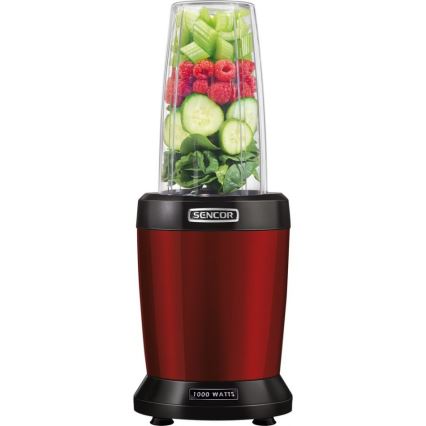 Sencor - Smoothie nutri mešalnik 1000W/230V rdeča