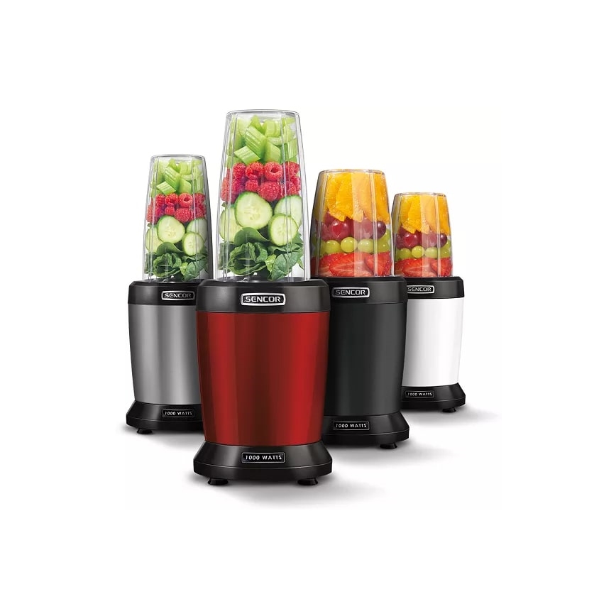 Sencor - Smoothie nutri mešalnik 1000W/230V rdeča
