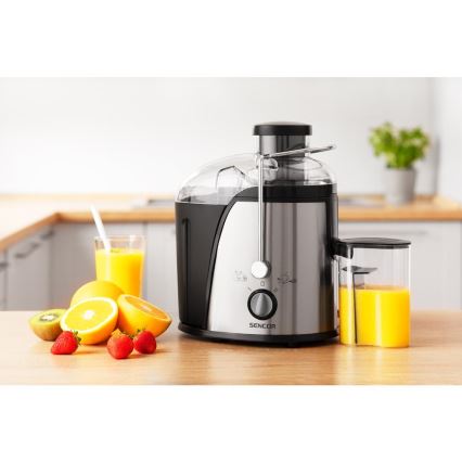 Sencor - Sokovnik 400W/230V matni krom/črna