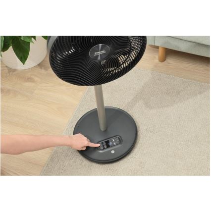 Sencor - stojni ventilator 3D UltraSilent, 26 W/230 V, Wi-Fi, črn, z daljinskim upravljalnikom