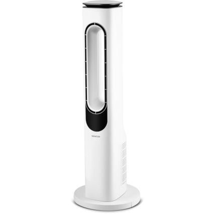 Sencor - Stolpni ventilator brez lopatic 50W/230V bela + Daljinski upravljalnik