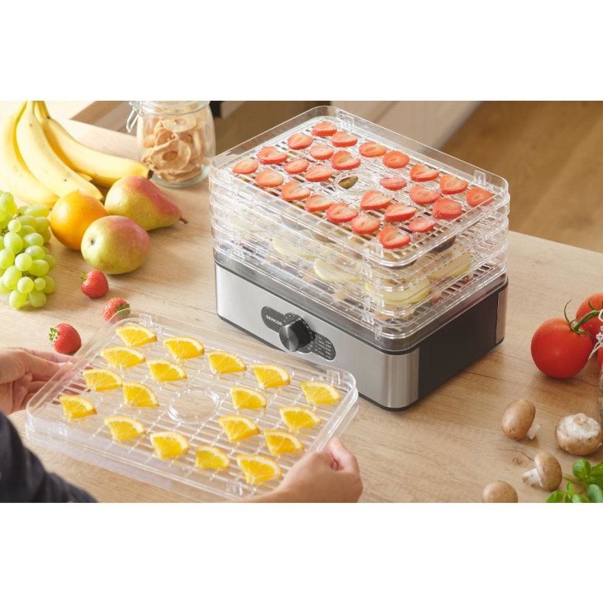 Sencor - Sušilnik hrane s termoregulacijo 700W/230V