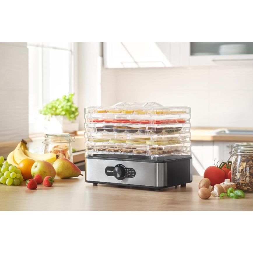 Sencor - Sušilnik hrane s termoregulacijo 700W/230V