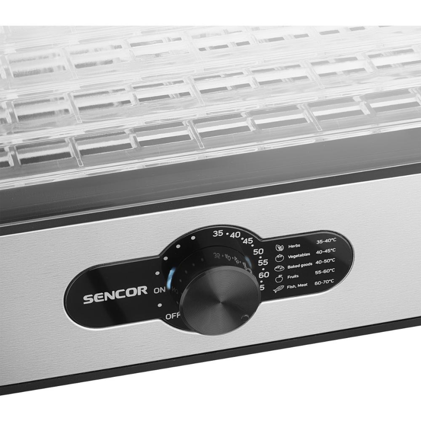 Sencor - Sušilnik hrane s termoregulacijo 700W/230V