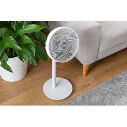 Sencor - Talni ventilator 3D UltraSilent 26W/230V bela + Daljinski upravljalnik