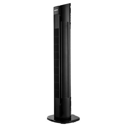 Sencor - Talni ventilator 50W/230V črn + Daljinski upravljalnik