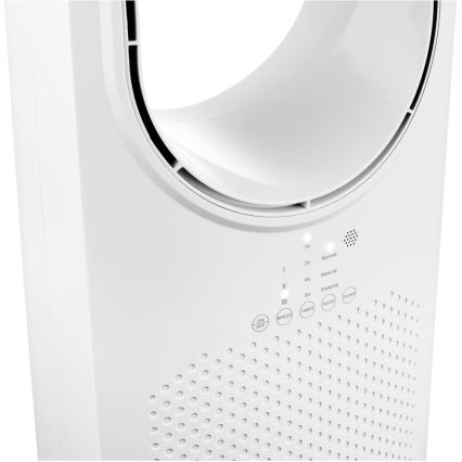 Sencor - Talni ventilator brez lopatic 50W/230V bela + Daljinski upravljalnik