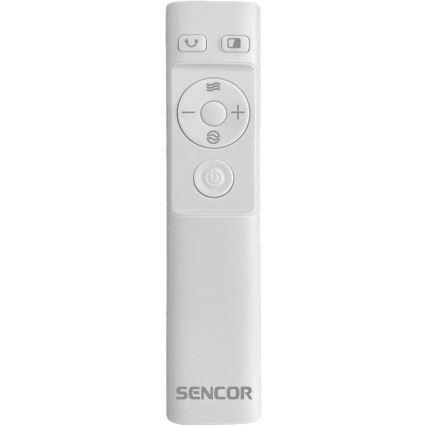 Sencor - Talni ventilator brez lopatic 50W/230V bela + Daljinski upravljalnik