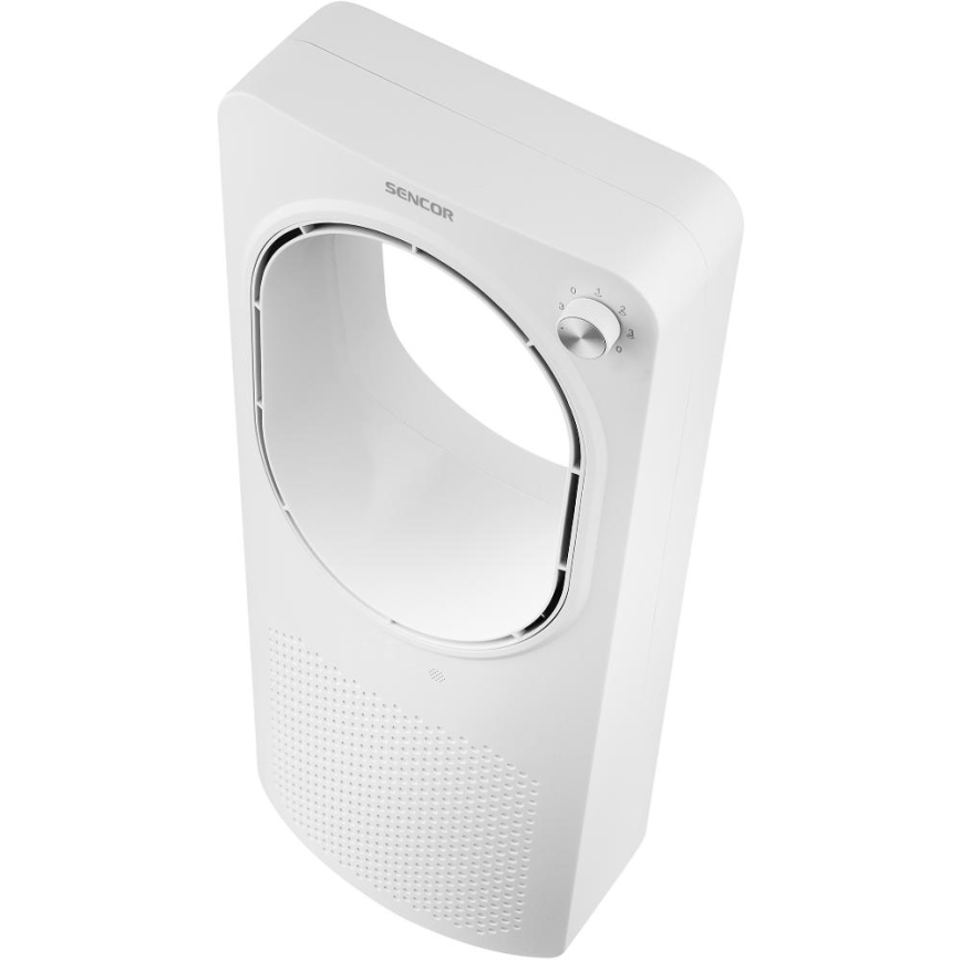 Sencor - Talni ventilator brez lopatic 50W/230V bela