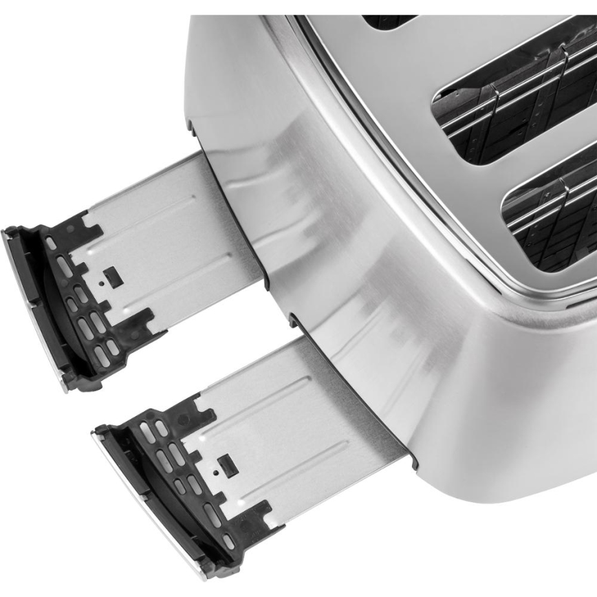 Sencor - Toster s štirimi režami 1600W/230V mat krom