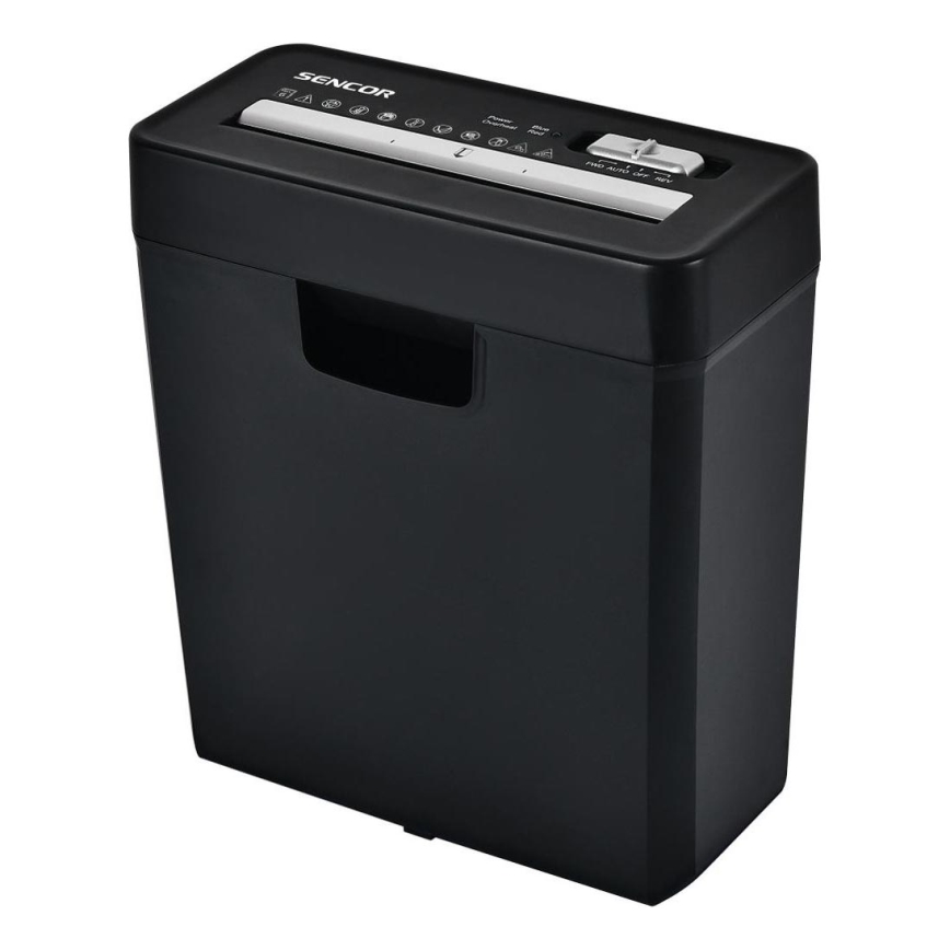Sencor - Uničevalnik papirja A4 glasnost 10 l 190W/230V črna